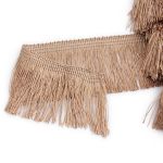 Бахрома отделочная 63.0 мм / 25 метров, 189 беж/золотой/A673 св.песочный