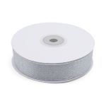Лента металлизированная 25.0 мм / 32.9±2 метров, 0080-2500 (серебро)