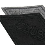 Термоаппликация ромб 95х60мм (Black (черный)), 2 шт, LA553