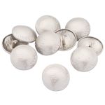 Пуговицы на ножке 36L=23 мм, металл, M.Silver (матовый серебристый), 10 шт, MP21