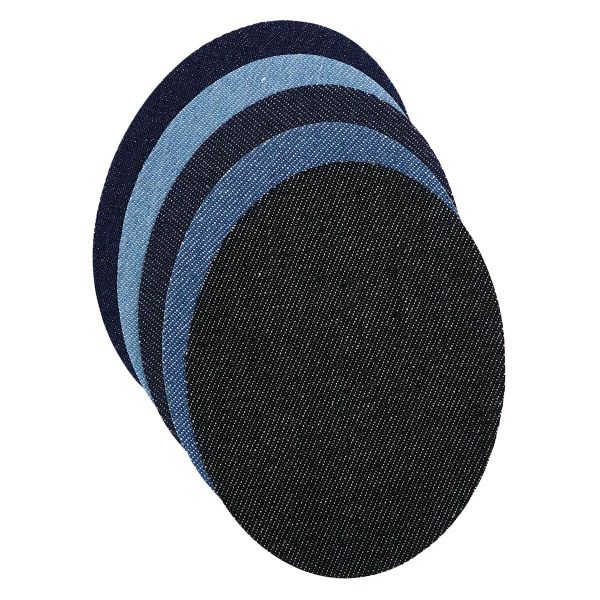 Набор джинсовых термозаплаток Овал, 5 шт (9,5*12см) Hobby&Pro