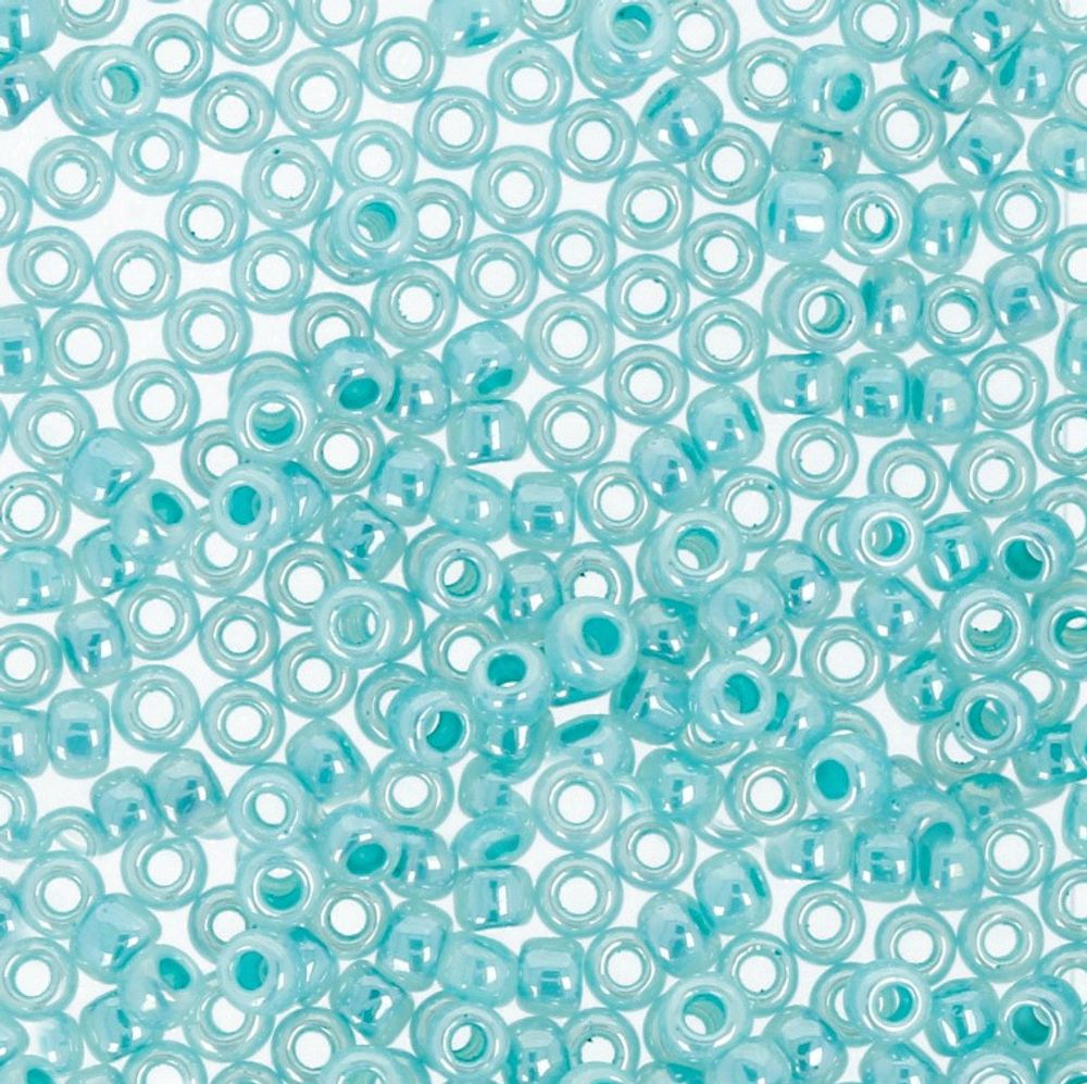 Бисер Toho 10/0 круглый (2.4 мм), 25 г (5х5 г), 0920 зеленый/перл