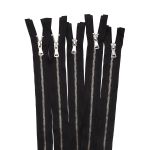 Молния металл Т3 (3 мм) 1 зам., разъем., 60 см, никель, 580 черный, 5 шт, 19060-1