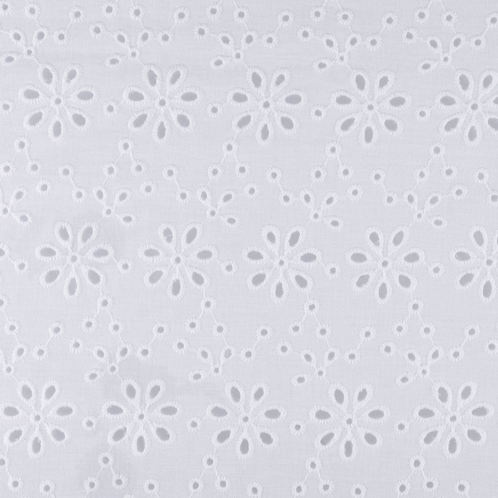 Ткань шитьё (прошва) 285 г/м², 140 см / 10 метров, белый, Gamma YFAS-3670