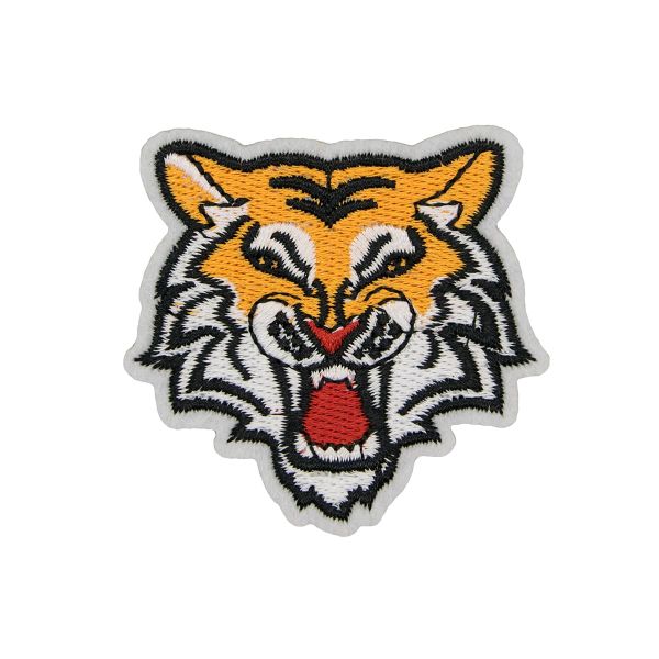 Термоаппликация Тигр, оранжевый, 5.8*5.5см, Hobby&Pro