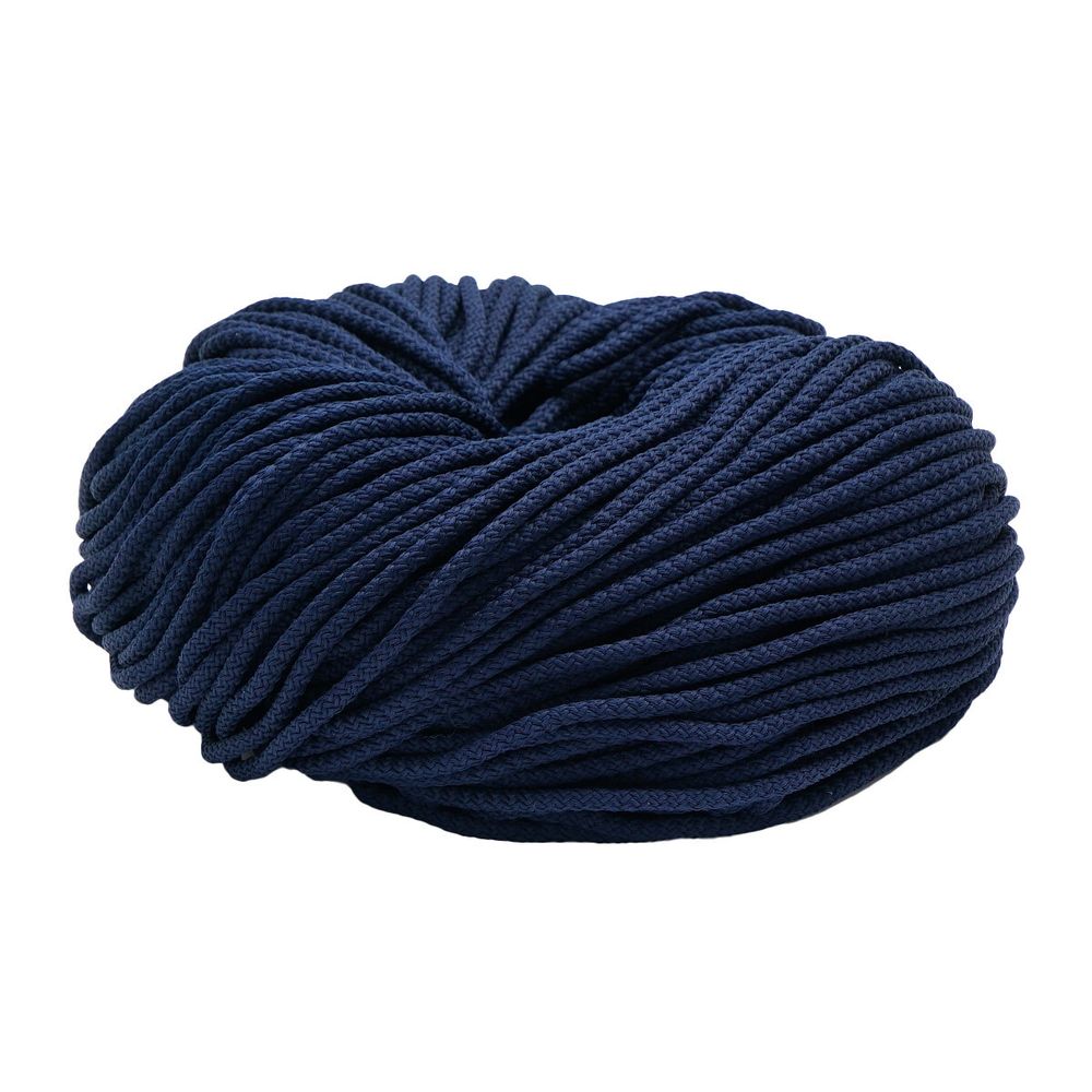 Шнур плетеный ⌀4.0-5.0 мм / 100 метров, 030 т.синий