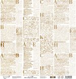 Бумага для скрапбукинга Вокруг меня. Газеты 190 г/м², 30.5х30.5 см, 10 шт, 2, Mr.Painter PSR 2606