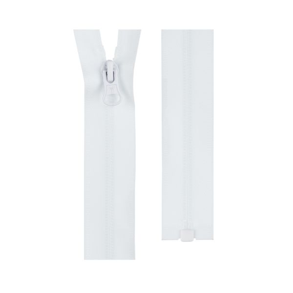 Молния спираль (витая) Т5 (5 мм) 1 зам., н/раз., 18 см, водонепроницаемая, 101 белый, G105W Gamma, 10 шт