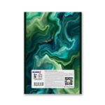 Блокнот на скобе, A5 48 л. 12 шт клетка, Зелёные узоры 01736, Б262 Светоч