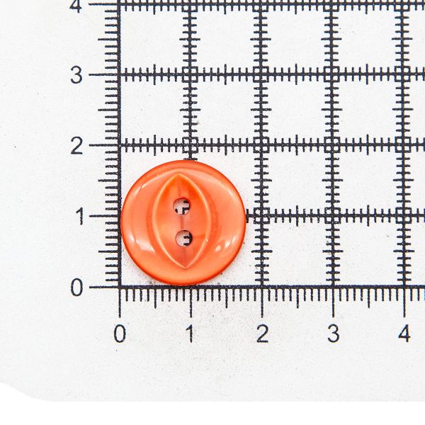 Пуговицы 2 прокола 28L (315 оранжевый), CX-2719, 144 шт