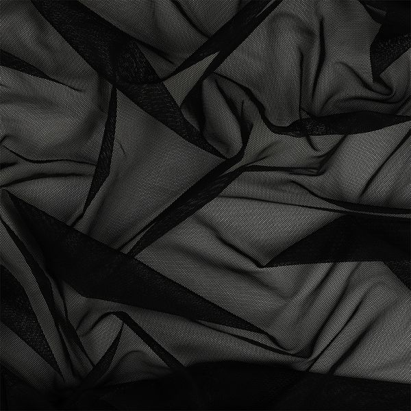 Сетка бельевая эластичная 51 г/м², шир.150 см / 50 метров, черный /03128209.170/