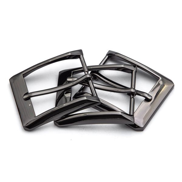 Пряжка ременная металл 35 мм (Nickel) MR98, 3 шт