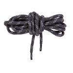 Шнурки со светоотражающей полосой 6 мм, 120 см, 25 пар, серый неон, Gamma 48т6/120