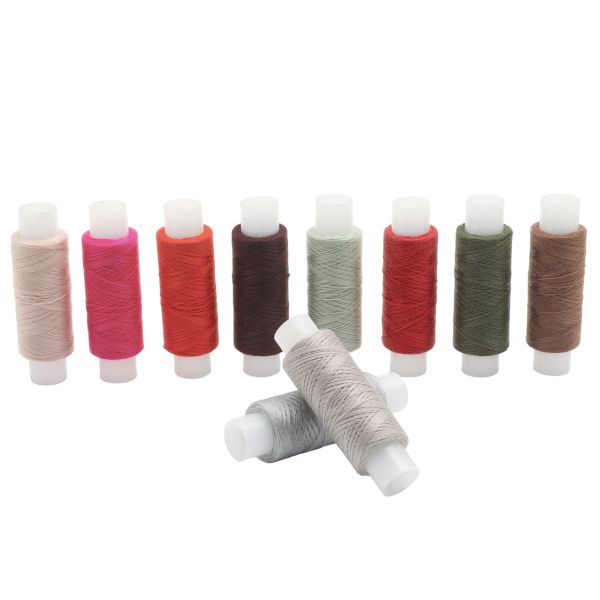 Швейные нитки (набор) 50/2, 200м, ассорти №3, 10 штук, Astra&Craft