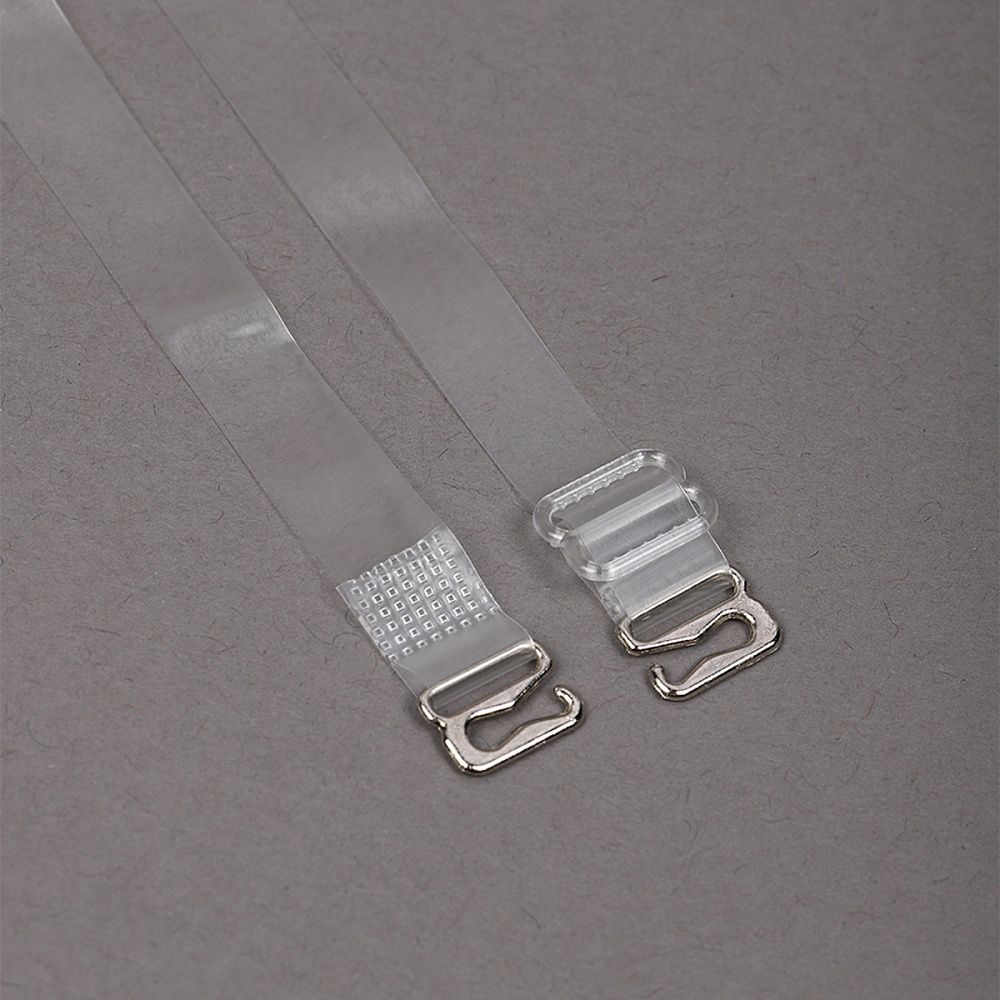 Набор бретелей для бюстгальтера 10 мм, TBY.0T105 цв.прозрачный матовый, глянцевый уп 4 пары