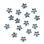 Кабошон декор подарков Цветы 10 мм, 15 шт, голубой, Dress it up