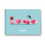 Альбом для рисования выбор.лак. 100 г/м², A4 29.5х21 см, 5 шт на гребне 40 л, 01619 Люблю розовое, Светоч А232