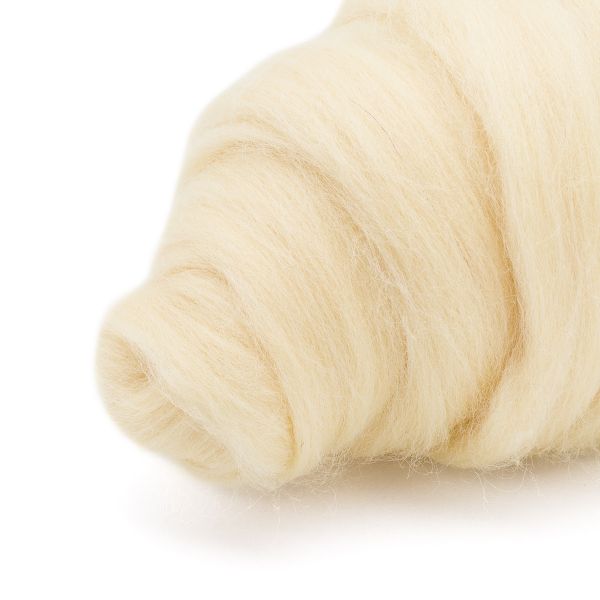 Шерсть для валяния полутонкая, 50 гр., Astra&Craft, 031 шампанское