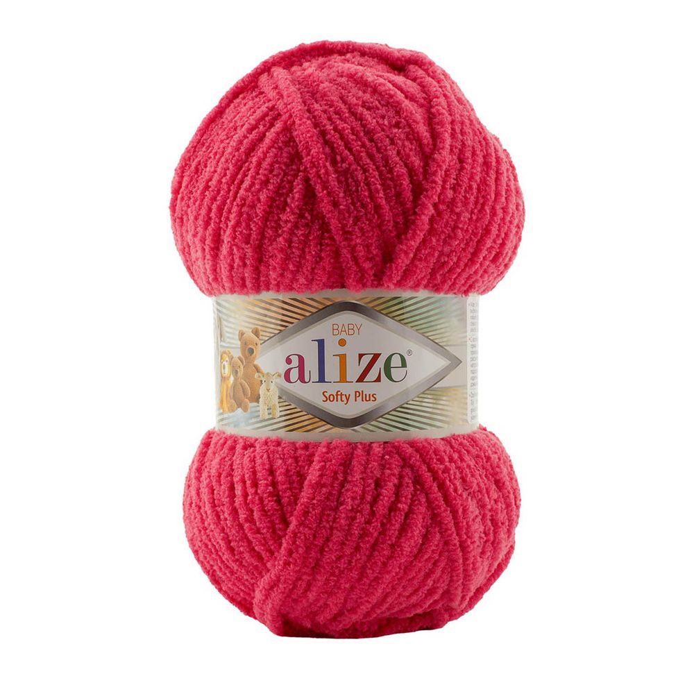 Пряжа Alize (Ализе) Softy Plus / уп.5 мот. по 100 г, 120м, 798 бугенвиллия