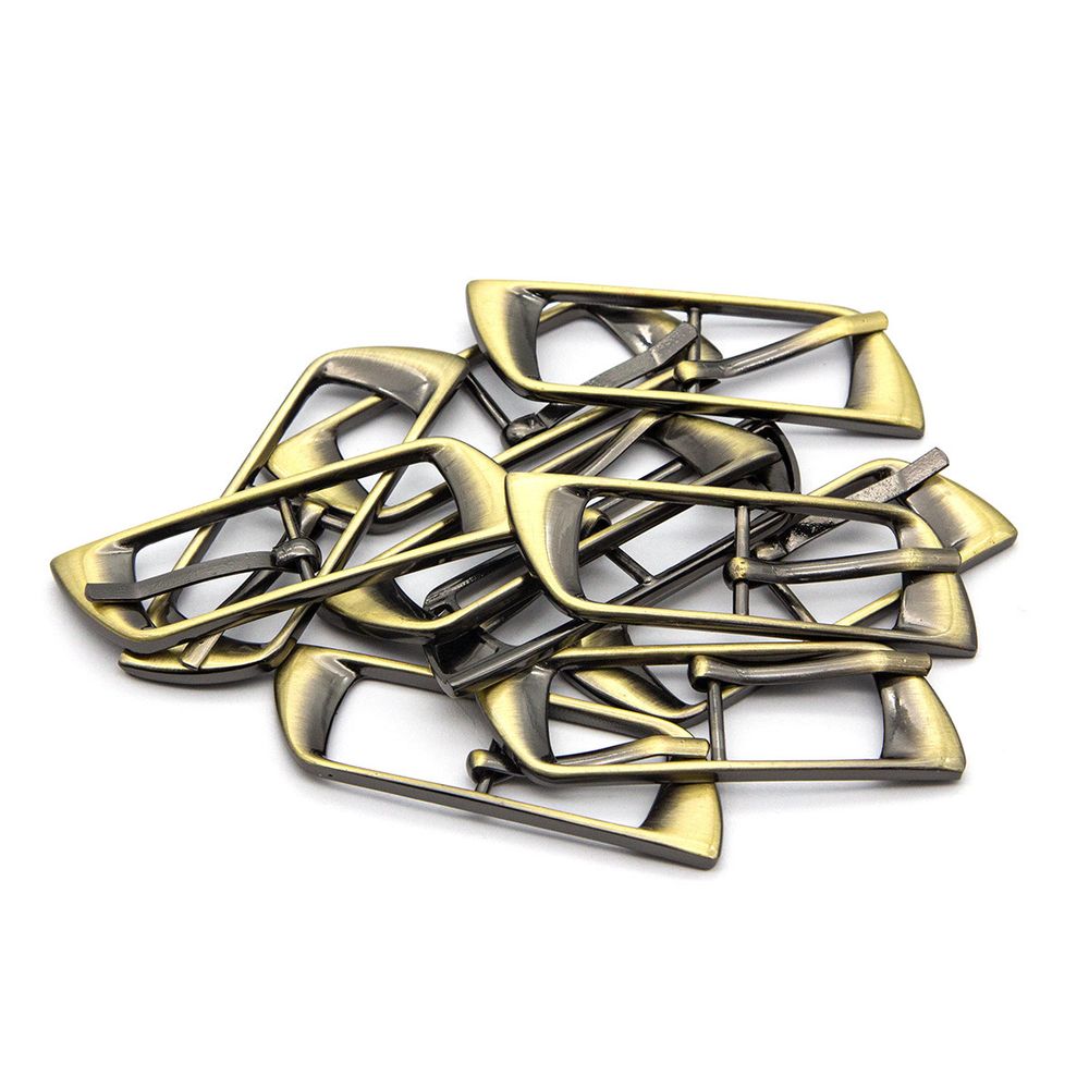 Пряжка ременная металл 15 мм, 10 шт, тертая бронза