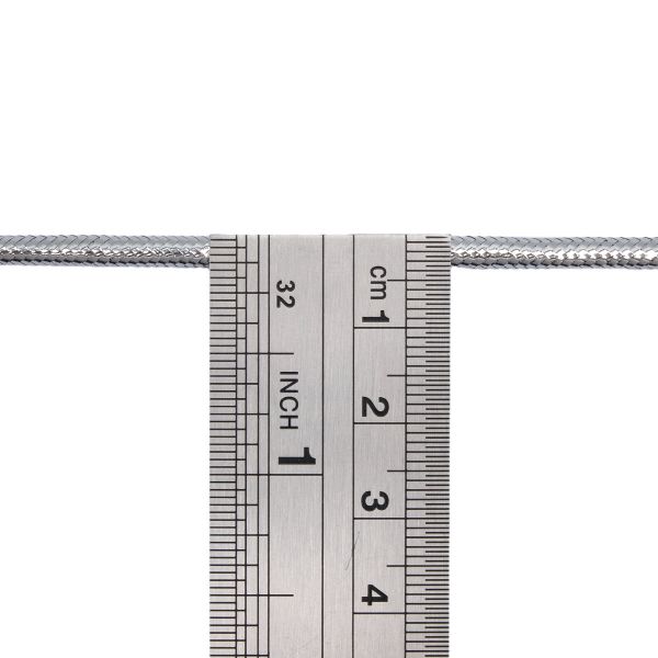 Шнур металлизированный ⌀3.0 мм / 50 метров, 0371-1011, серебро