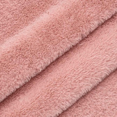 Мех "Кролик" ворс 8мм, 48 смх50 см, п.роза