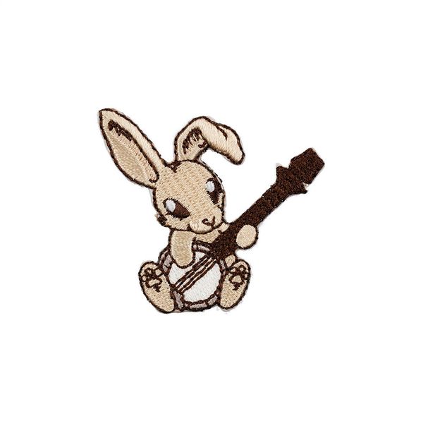 Термоаппликация №15/5, 5 шт, №5428 зайчик 4.9х5.1 см, Gamma