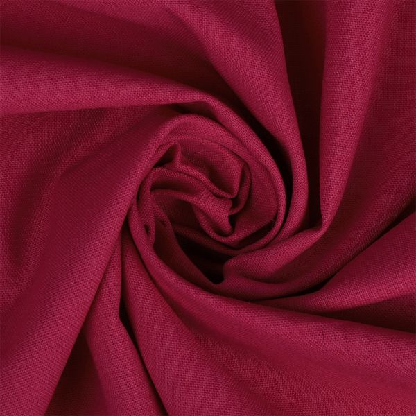 Льняная ткань 200 г/м², 140 см / 5 метров, TBY.Li.1009.14.5, цв.14 малина
