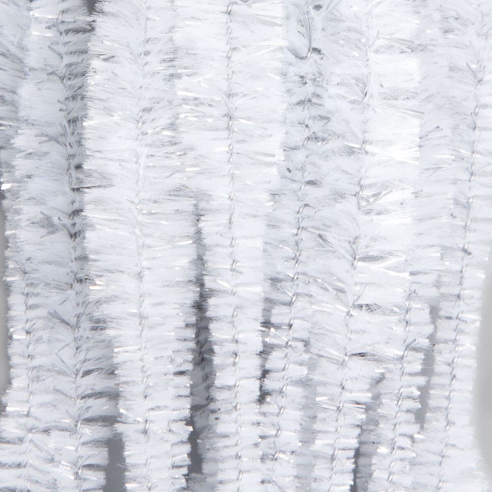 Проволока синельная объемная Цветок 12 мм / 300мм, 15 шт, Astra&Craft (B-040 белый)