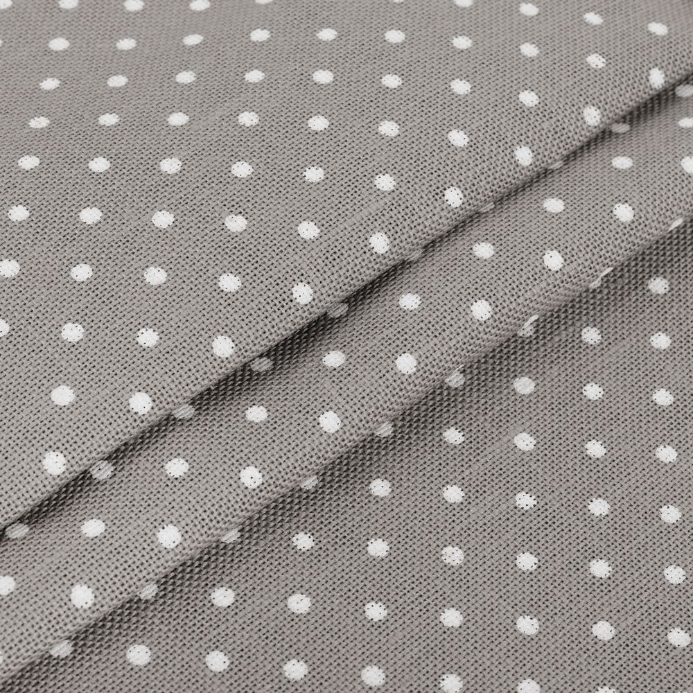 Канва Zweigart Belfast 32 ct, 50х70±2 см, 7349 серый в горошек, Zweigart