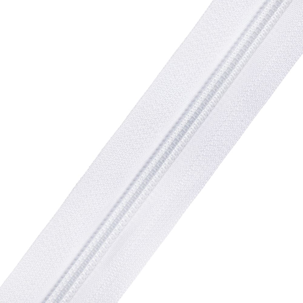 Молния рулонная спираль (витая) Т5 (5 мм) / 100 метров, №101 белый, Blitz