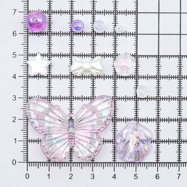 Набор бусин для рукоделия, творчества, микс, Astra&Craft (сиреневый)