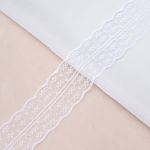 Кружево на сетке 45 мм / 9.14 метра, 32 белый, 3AR3730