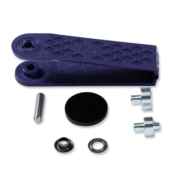 Люверсы металл ⌀_5.0 мм (внутр.), цв.состаренное железо, Prym, 40 шт