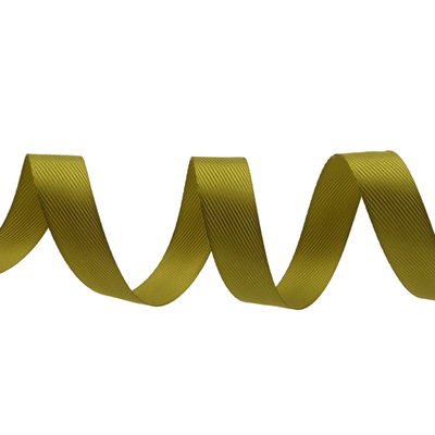 Лента декоративная ёлочка 25.0 мм / 20±1 метров, 73 желто-зеленый
