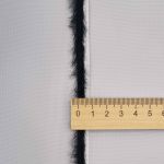 Кант декоративный Синель 10 мм / 45 метров, черный, 3AR3045