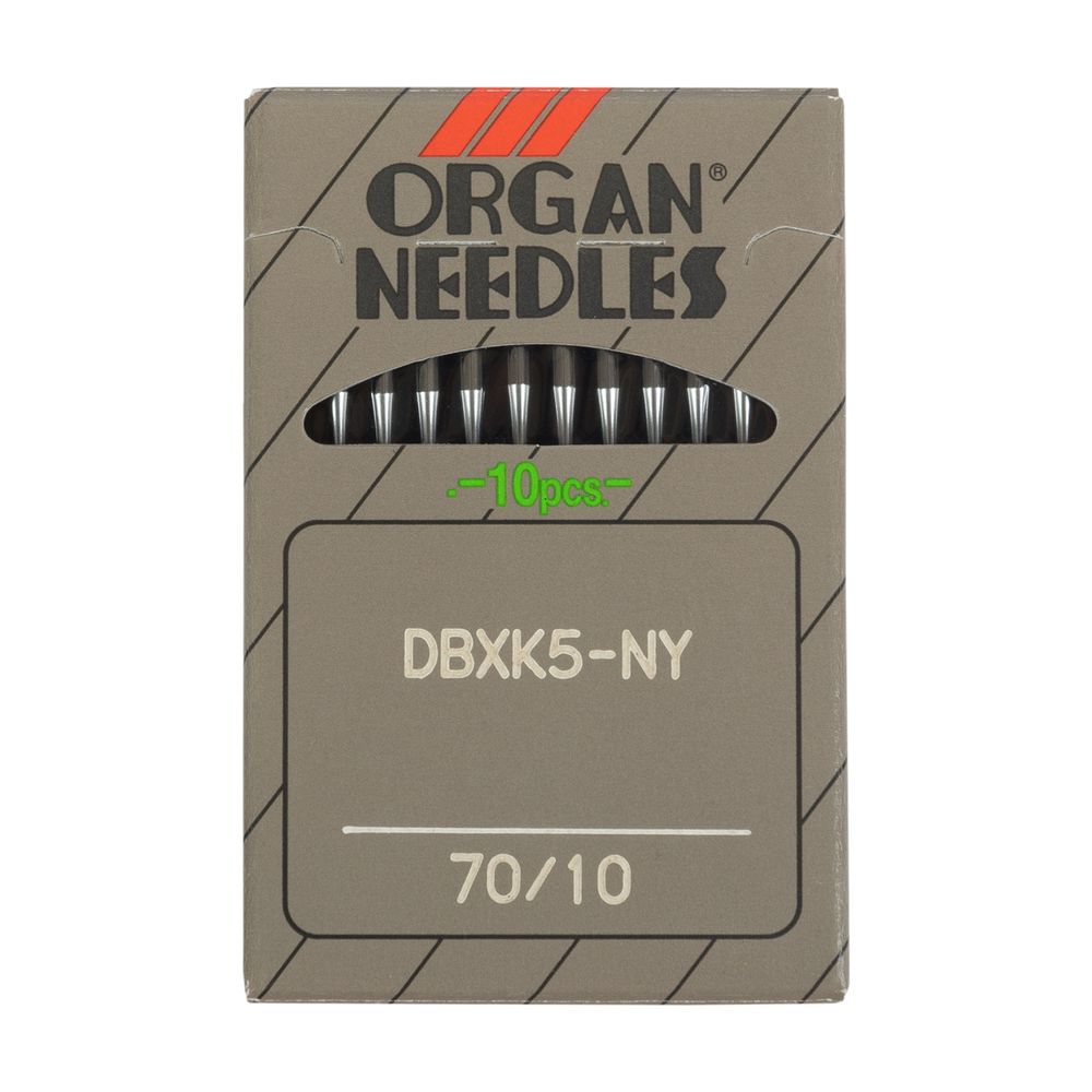 Иглы для промышленных швейных машин Organ DBхK5, 10 шт, 070