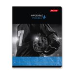 Тетрадь ученическая общая, A5+ 96 л. на скобе 60 г/м², белизна 100%, 5 шт, клетка в термоусадочной пленке, 000781 Трус не играет в хоккей, Светоч 96ТЕТк-001