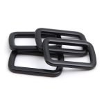 Рамка прямоугольная металл 25 мм /33х21 мм/ черный матовый, ГУ12749, 4 шт