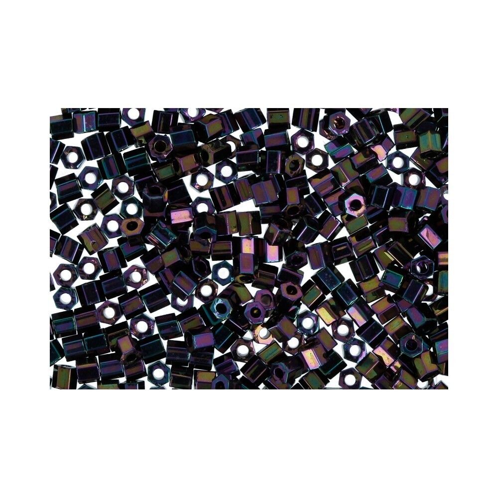Бисер Toho 11/0 Hexagon 3 (2.2 мм), 5х5 г, 0085 коричневый