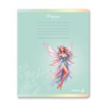 Тетрадь ученическая школьная, выборочные блёстки, A5 24 л. на скобе 65 г/м², белизна 100% 15 шт клетка, 01429 Фея волшебства, Светоч Т84