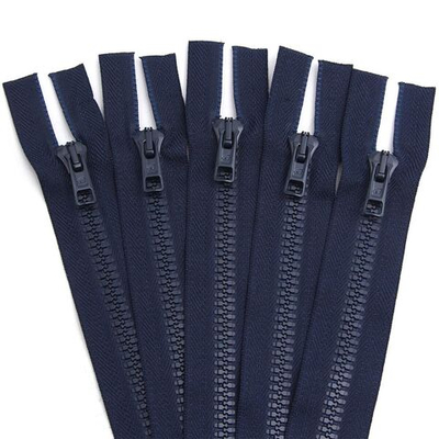 Молния трактор Arta Т6 (6 мм) 2 зам., разъем., 75 см, цв. 044 т.синий, уп.5 шт