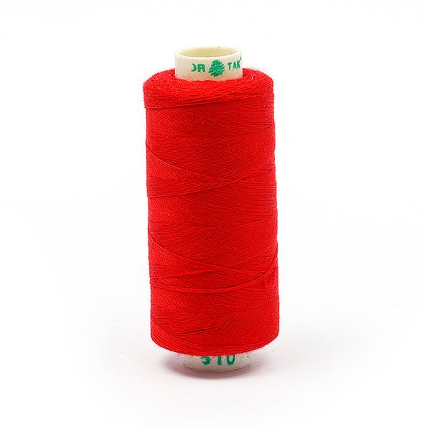 Нитки швейные бытовые Dor Tak 40/2, 366 м / 10 кат., 510 красный
