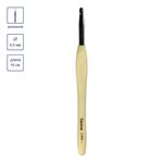 Крючок для вязания с прорезиненной ручкой ⌀6.0 мм, 16 см, алюминий, Gamma RH-BL