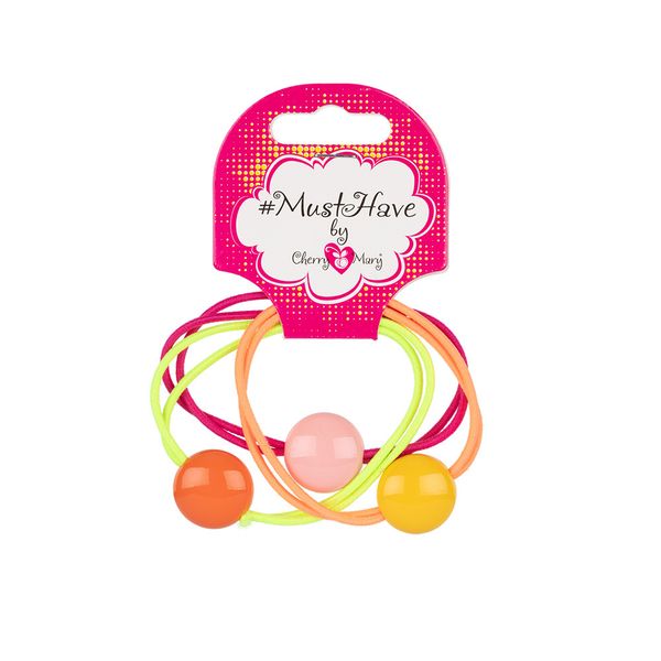 Набор резинок для волос 15 шт (5х3 шт), №11, Cherry Mary T/R6109