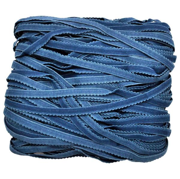 Резинка бельевая (ажурная) 8.0 мм / 50 метров, морская волна