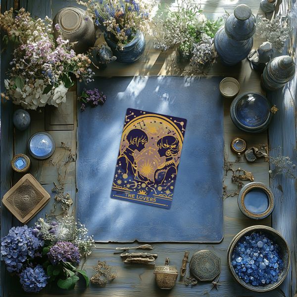 Картина по номерам Фрея PNBM-033, Таро. Влюбленные, (на магните) 10х15 см