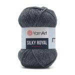 Пряжа YarnArt (ЯрнАрт) Silky Royal / уп.5 мот. по 50 г, 140м, 435 черный
