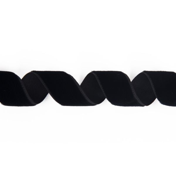 Лента бархатная (тесьма) 19-21.0 мм / 10±0.5 метров, черный, Blitz С3513Г17