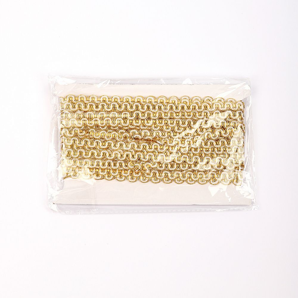 Тесьма отделочная 10 мм / 13.71 метров, TBY 917 цв.золото